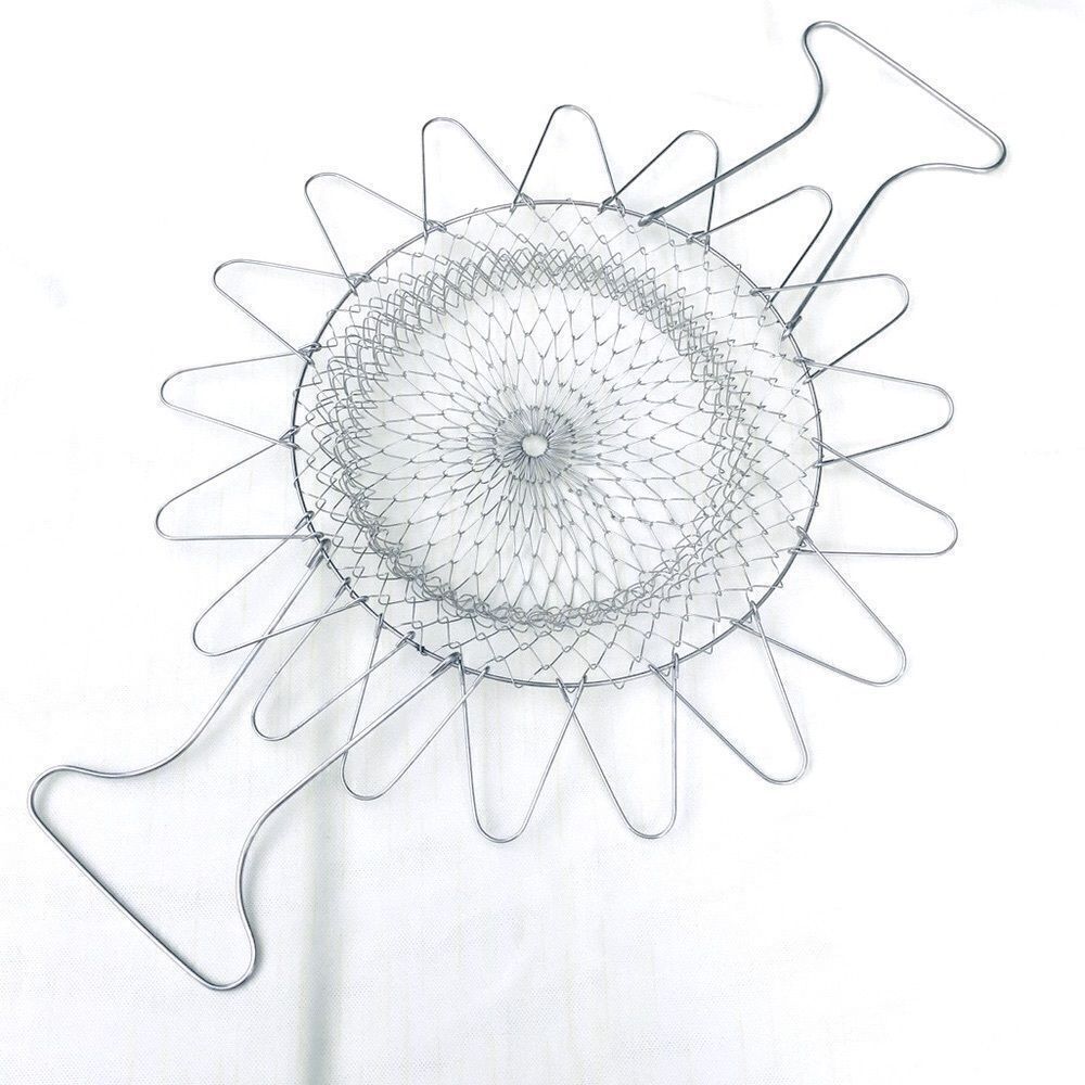 Collapsable Multi Use Stainless Colander Basket - Picture 3 of 12